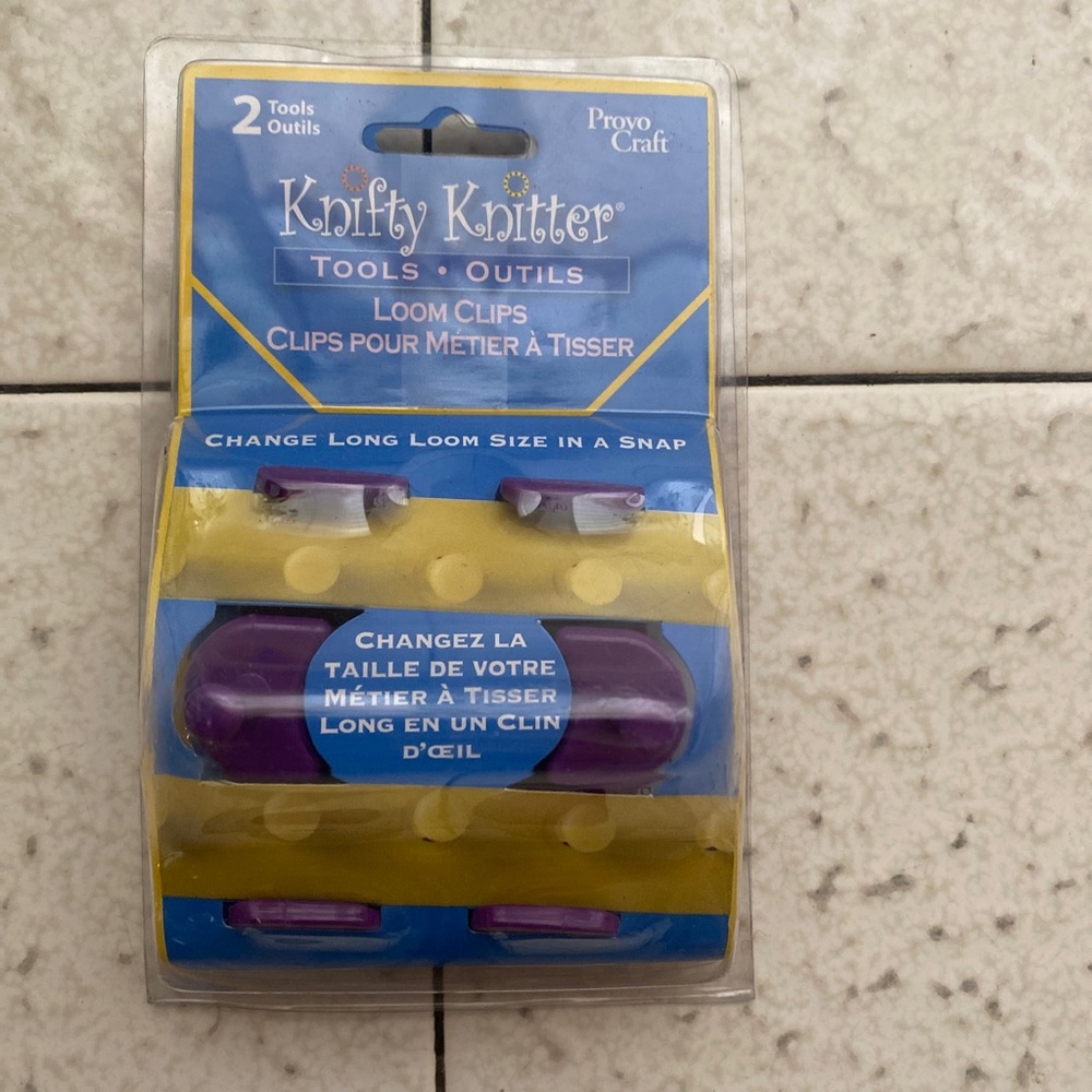Provo Craft Knifty Knitter Loom Clips Set